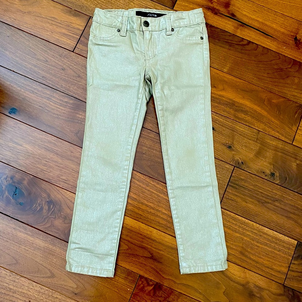 Joe's Jeans Metallic Light Gold Girls size 5